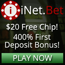 $25 free no deposit required bonus at iNetBet Casino.