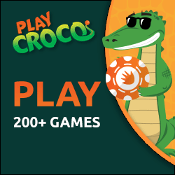 $10 free chip from PlayCroco Online Casino, no deposit required.